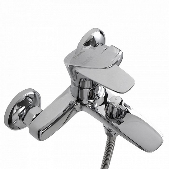 Смеситель для ванны фиксированный с керамическим дивертором Zodiac Iddis ZODSB02i02WA