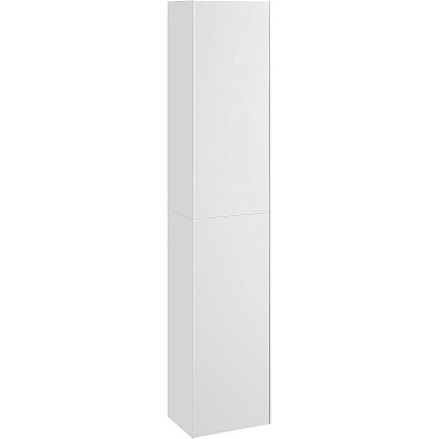 Шкаф подвесной Aquaton Асти белый матовый, белый глянец 1A262903AX2B0
