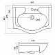 Раковина Santek Селигер 60 1WH110268