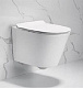 Подвесной унитаз Cerutti Spa Ortler Aria 33,5*50 безободковый с крышкой-сиденьем микролифт Slim CT7182