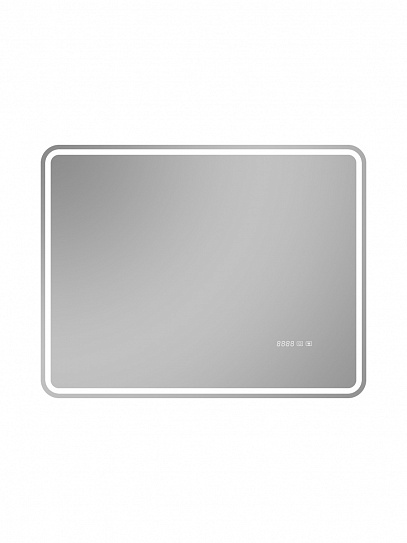 Зеркало в ванную с подсветкой и подогревом Monterey Аделия Люкс 90x70 (холодный свет, мультиблок, на касание)