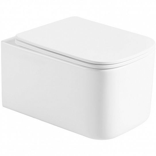 Унитаз подвесной Boheme Mane c крышкой 970-SET-W