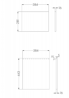 Фасад Aquaton Лондри 40 к-т Белый 1A274901LH010