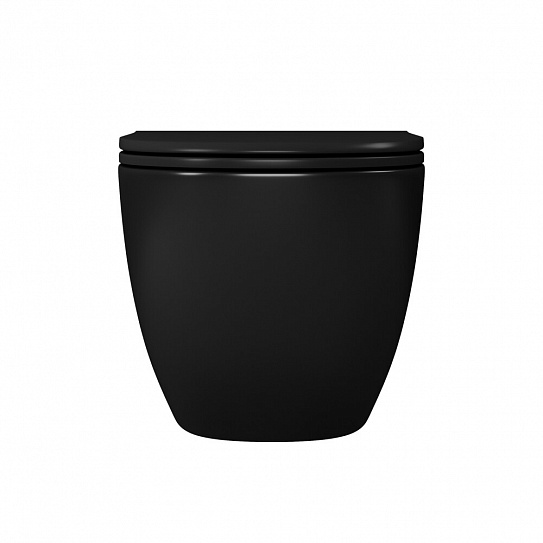 Унитаз подвесной безободковый черный DK Matrix DT1396025