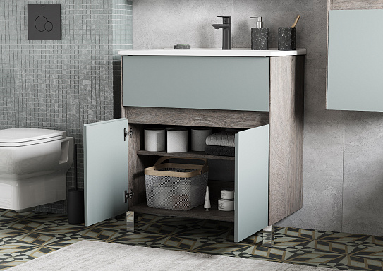 Тумба с раковиной 75 Aquaton Форест 1A278301FR9C0