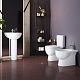 Унитаз-компакт Sanita Luxe Art дюропласт, микролифт WC.CC/Art/2-DM/WHT.G/S1