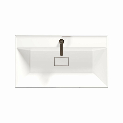 Раковина мебельная из литьевого мрамора MIRSANT Style 80 УТ000078816