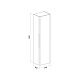 Пенал подвесной IDDIS Cloud X CLX40W0i97