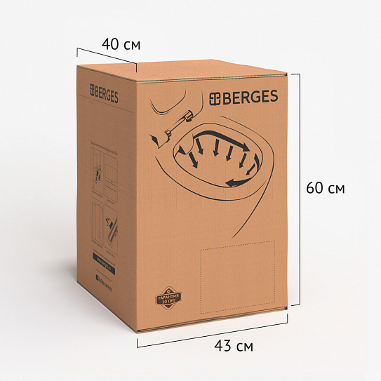 Унитаз подвесной Berges Ego Xl 083211