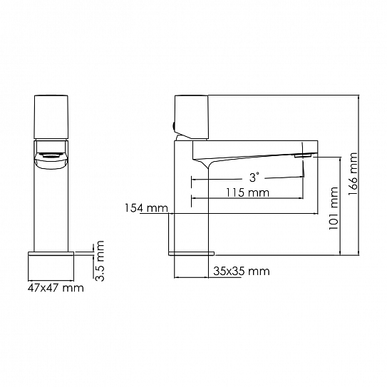 Смеситель для раковины WasserKRAFT Naab 8603