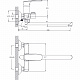 Смеситель для ванны с длинным поворотным изливом RUSH Gozo GZ3735-51
