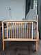 Диван на каркасе из бамбука с подушками Nature Bamboo+ Grey Fabric 1340 FN-060D-1