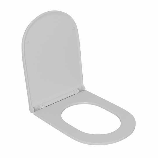 Унитаз подвесной безободковый (торнадо) D&K Venice DT1026516,сиденье микролифт, белый