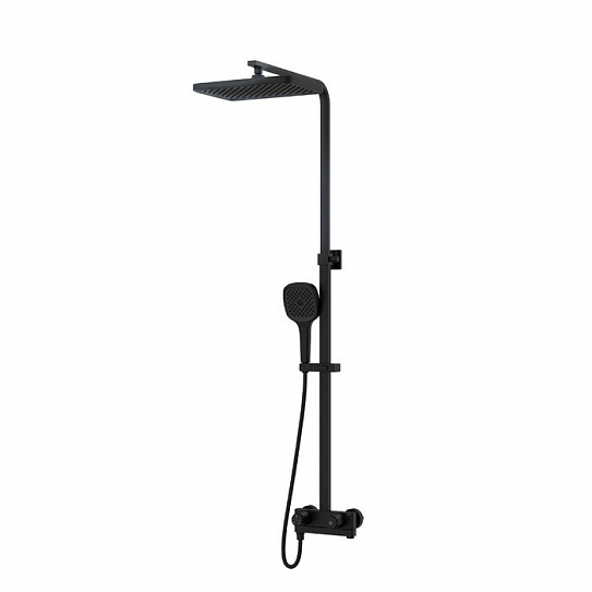 Душевая система с тропическим душем Iddis Slide SLIBLBTi06