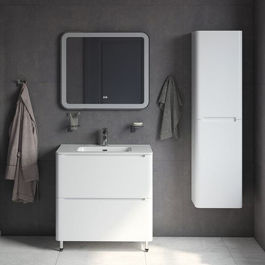 Тумба с умывальником, напольная, 80 см IDDIS Edifice EDI80WFi95K