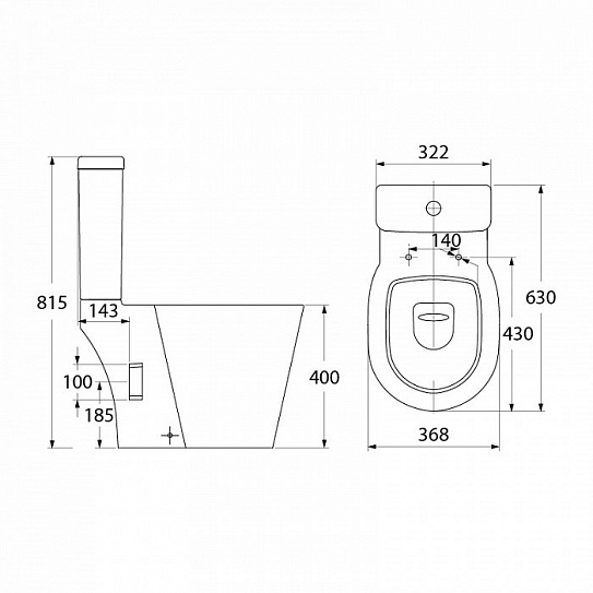 Унитаз-компакт Iddis Calipso CAL2DSEi24