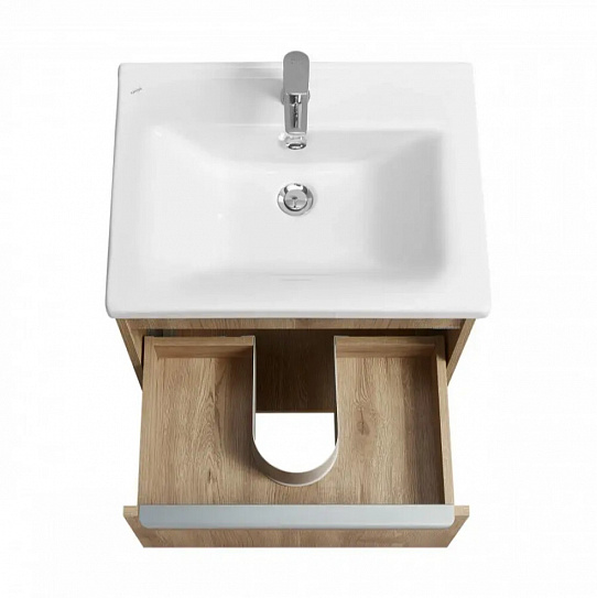 Тумба под раковину Aquaton Хоуп 60 1 створка Орех 1A287201HP6C0 (под рак.146528)