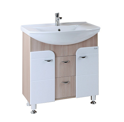 Тумба без раковины Onika СТИЛЬ 75.13 комбинированная (107512) (рак.184111)