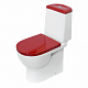 Унитаз-компакт Sanita Luxe Best Color Red (сиденье дюропласт, микролифт) BSTSLCC07110522
