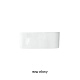 Раковина накладная 60 Sanita Luxe Infinity Shelf INF60SLWB01SH (с отверстием под смеситель)