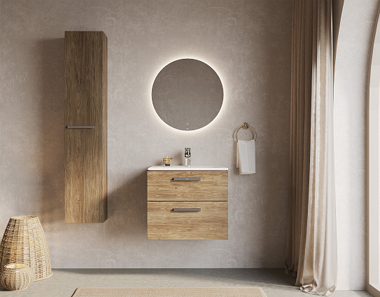 Тумба под раковину Roca Victoria 60 орех 2 ящика A857468517