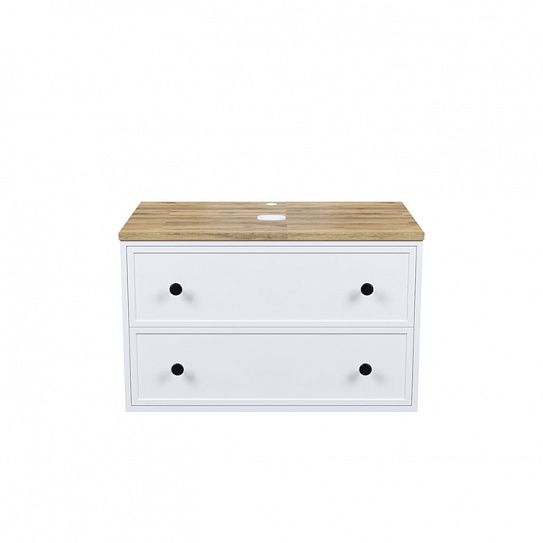 Тумба под накладную раковину подвесная 80 см Iddis Torr со столешницей TOR80WBi95K