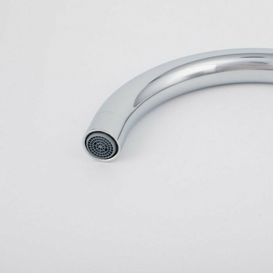 Излив для кухонного смесителя IDDIS, J-образный, латунь, 176 мм, поворотный, хром 995J18C5SMF,