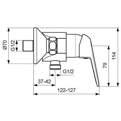 Смеситель Vidima Fine BA387AA для душа