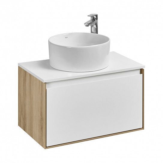 Столешница под раковину Aquaton Либерти 70 белый глянец 1A281203LY010