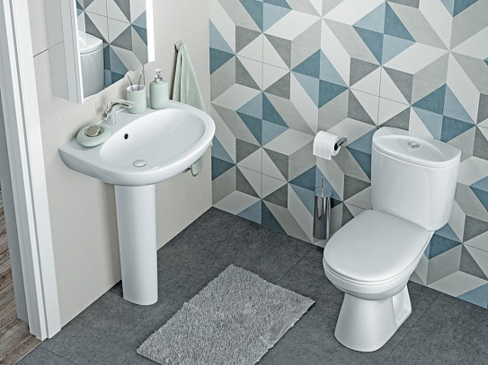 Унитаз-компакт ENJOY 2РА LI WQ7F76610001911 вертикальный выпуск