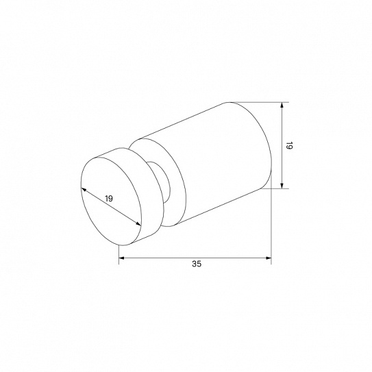 Комплект одинарных крючков IDDIS Petite белый матовый PET2SW1i41
