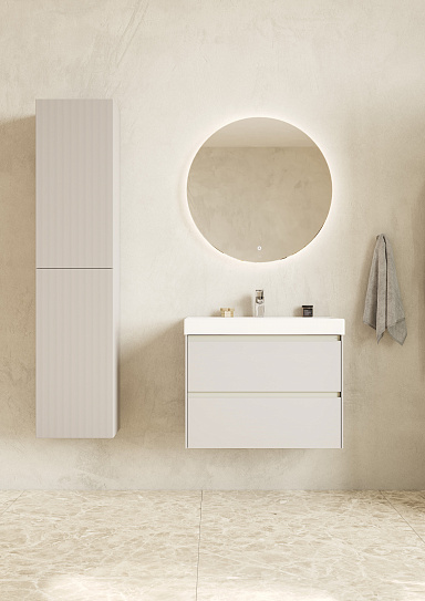 Тумба под раковину Roca Ona Ivory 800 слоновая кость, 2 ящика, ZRU9307862