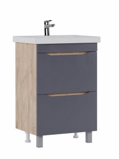 Тумба под раковину VIGO Wave 600-0-2 (Como) дуб золотой