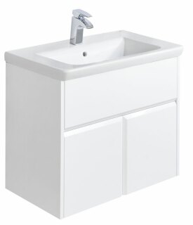 Тумба с раковиной Roca UP 60 белый глянец ZRU9303010