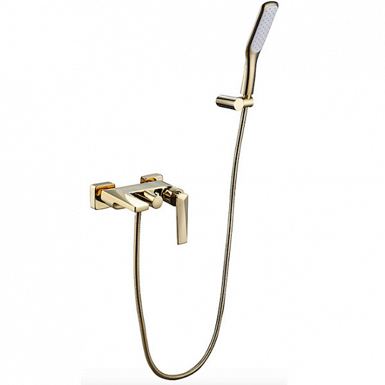 Смеситель для ванны  с душем золото Boheme Venturo 383