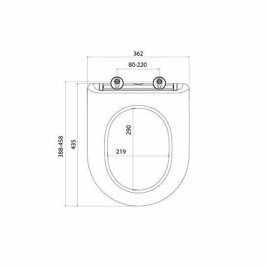 Универсальное сиденье для унитаза IDDIS Optima Home Soft Close Easy Fix 006 006DPSEi31 дюропласт
