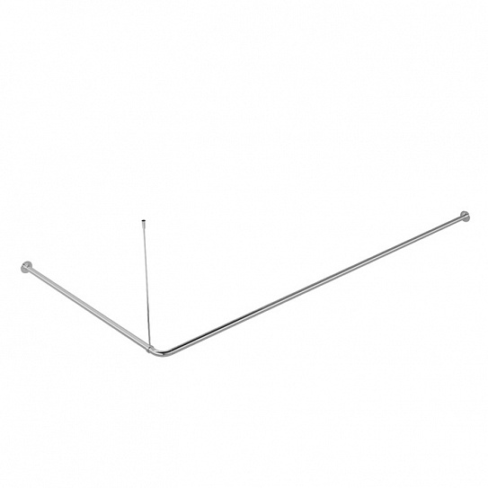 Угловой карниз для ванной комнаты, 110-200 см, IDDIS Elegante 050A200I14