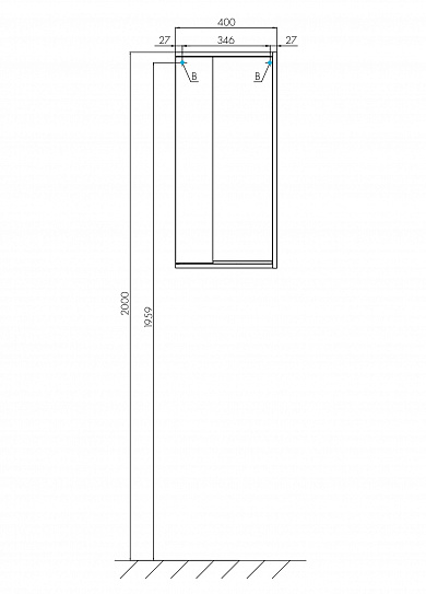 Шкафчик Aquaton Бостон дуб эврика 1A239903BN010