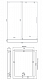 Душевое ограждение Good Door Puerta WTW-130-C-CH