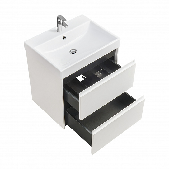 Тумба под раковину Roca Ona 600 белый матовый 2 ящика A857613509