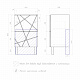 Тумба с раковиной Geometry 500-0-2 бетон под ум Комо VIGO 400