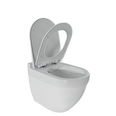 Унитаз подвесной безободковый Jaquar Solo SLS-WHT-6953BIUFSM