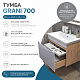 Тумба под раковину Grani 700-0-1 (под ум-к Como 70) навесная дуб золотой