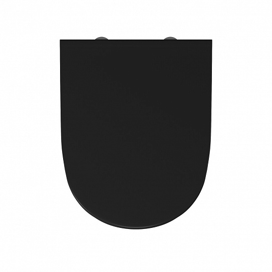 Унитаз подвесной безободковый черный DK Matrix DT1396025