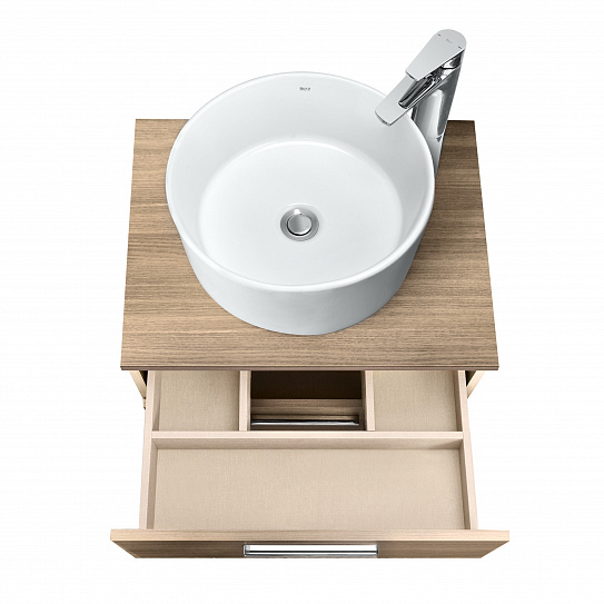 Тумба под раковину Roca Victoria 60 орех 2 ящика A857468517