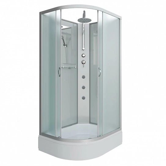 Душевая кабина 100х90х210 Niagara Classic NG-33094-14RBKTG поддон 26см стекло матовое