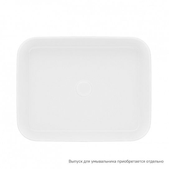 Раковина накладная 51х39 см Iddis Bridge BRIWS05i27 прямоугольная