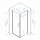 Душевое ограждение 100х100 левое MONTEREY EX-217L хром матовое стекло 8мм