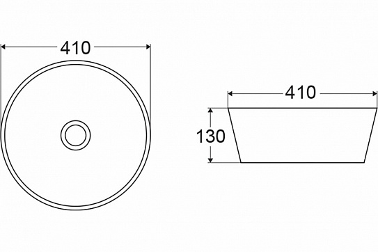 Накладная раковина BelBagno BB1315