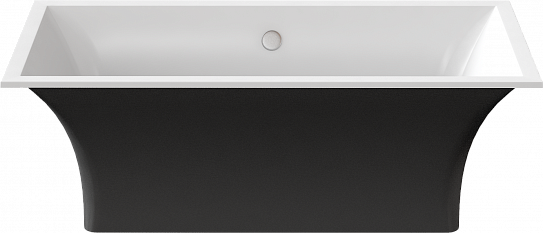 Ванна из литьевого мрамора 170х80 Мадрид BAS 0ВА00008 черная